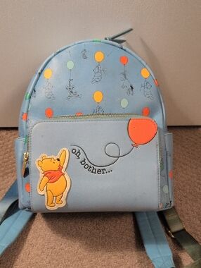 Danielle Nicole Light Blue Winnie the Pooh Balloon Mini Backpack ✨Major Callouts